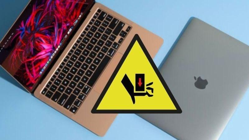 Kh&ocirc;ng đặt những vật nặng l&ecirc;n Macbook