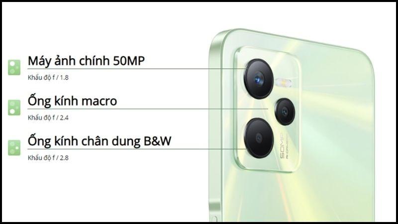 realme C35 có camera chính lên đến 50 MP