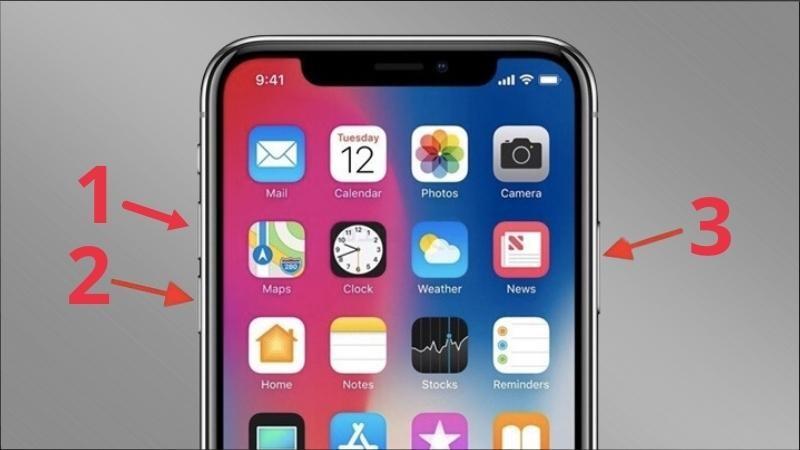 Sử dụng ba ph&iacute;m cứng để reset iPhone