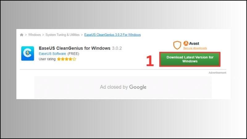 Tải EaseUS Clean Genius miễn ph&iacute; về v&agrave; c&agrave;i đặt
