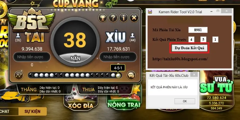 Hướng dẫn dùng tool hack game B52club an toàn, dễ sử dụng