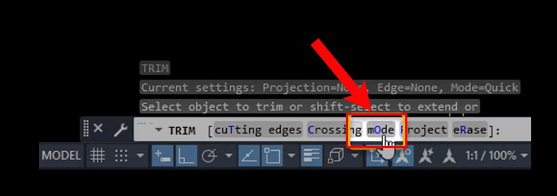 Hướng Dẫn Cắt Đối Tượng Trong AutoCAD Với Lệnh Trim