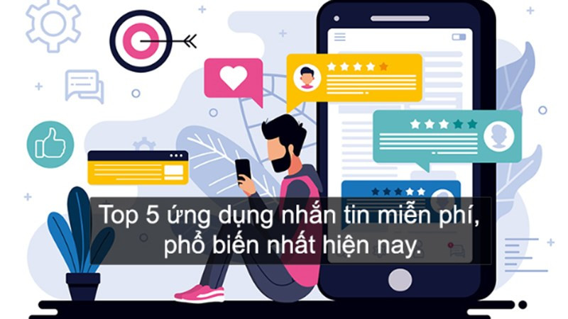 5 Ứng dụng nhắn tin miến phí phổ biến