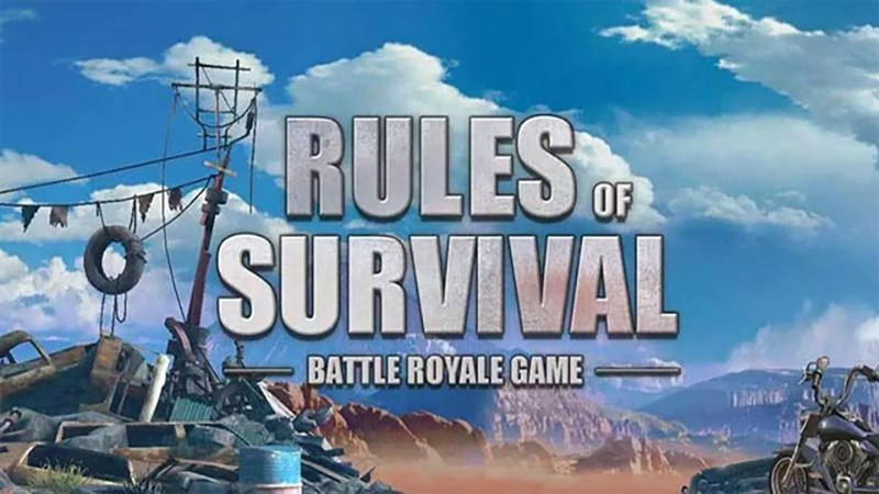 alt text: Giao diện game Rules of Survival trên PC