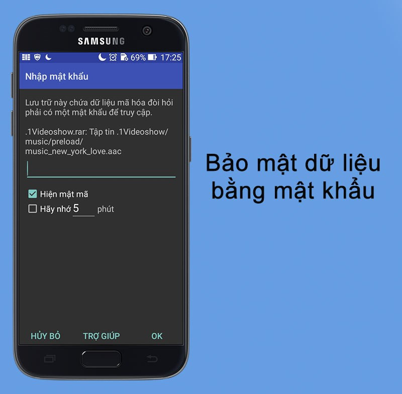 Bảo mật dữ liệu an to&agrave;n bằng mật khẩu tr&ecirc;n ứng dụng RAR- Tr&igrave;nh tạo file n&eacute;n, giải n&eacute;n cho Android