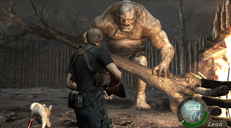 Cảnh bắn súng trong Resident Evil 4