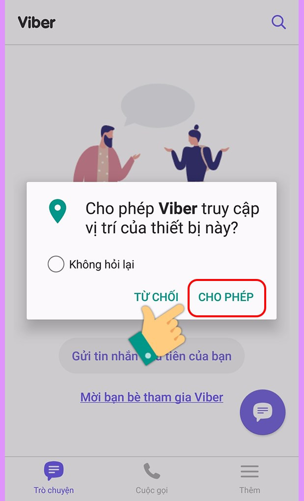 Cấp quyền truy cập