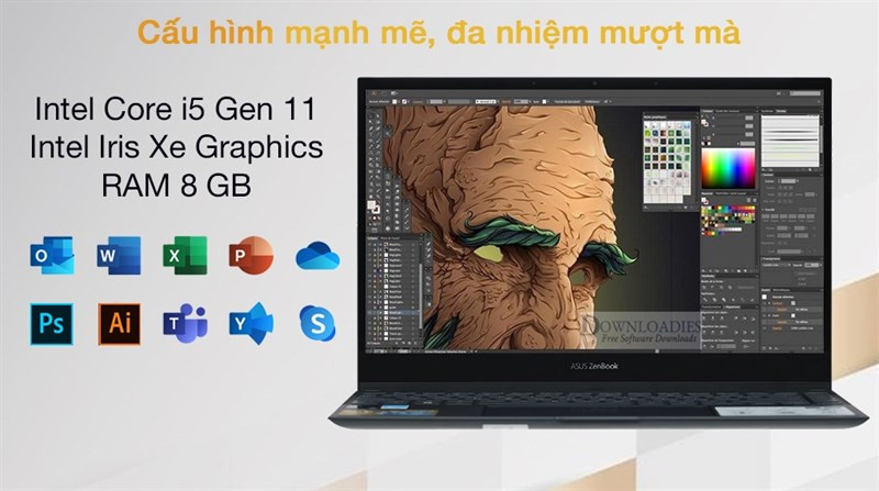 Cấu hình Asus ZenBook Flip UX363EA