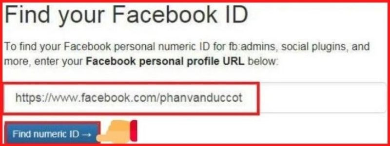 C&aacute;ch xem ID Facebook bằng Lookup-ID