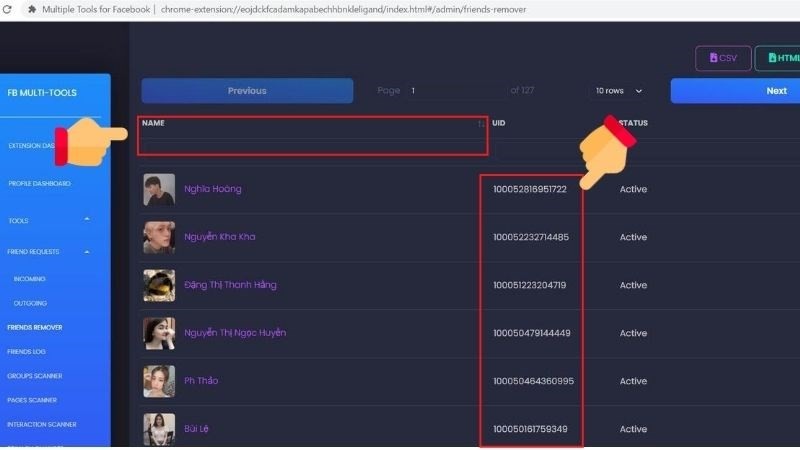  C&aacute;ch xem ID Facebook bằng tiện &iacute;ch Multiple Tools for Facebook Chrome