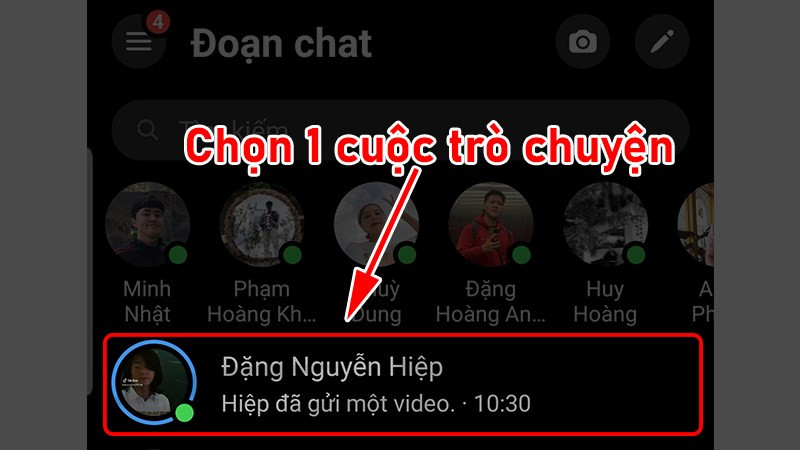 Chọn một cuộc trò chuyện