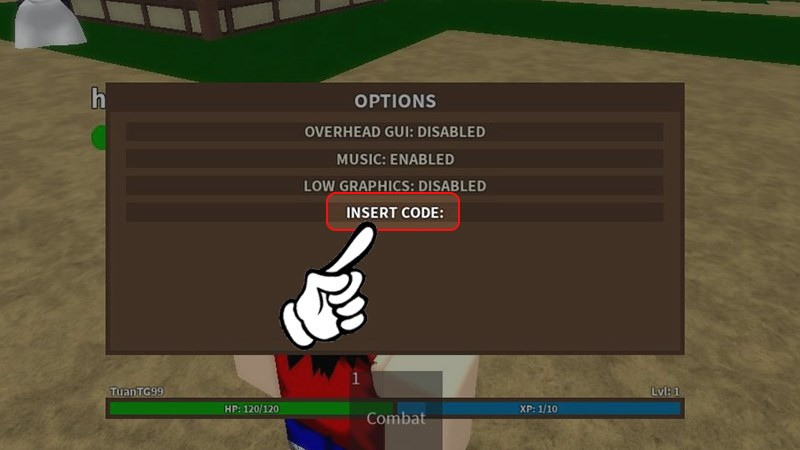 Code Project One Piece Roblox mới nhất 2024 và cách nhập code