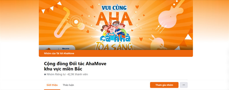 Cộng đồng tài xế Ahamove khu vực miền bắc