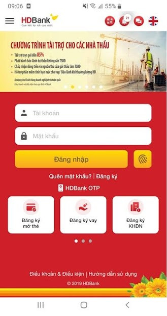 Đăng ký vay vốn online