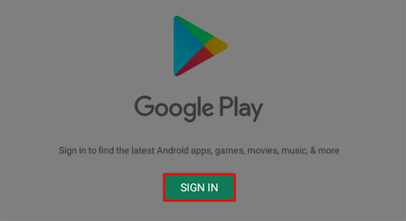 Đăng nhập Google Play