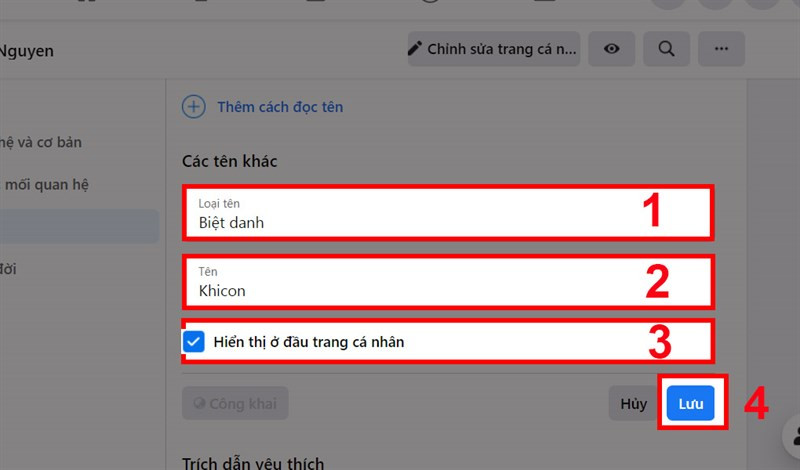 đổi biệt hiệu