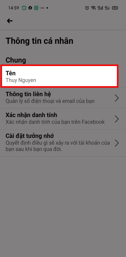 facebook điện thoại 4