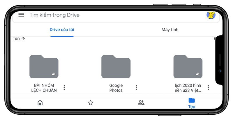 Giao diện Google Drive