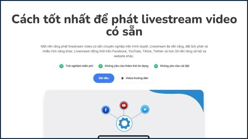 GoStream - Livestream chất lượng cao