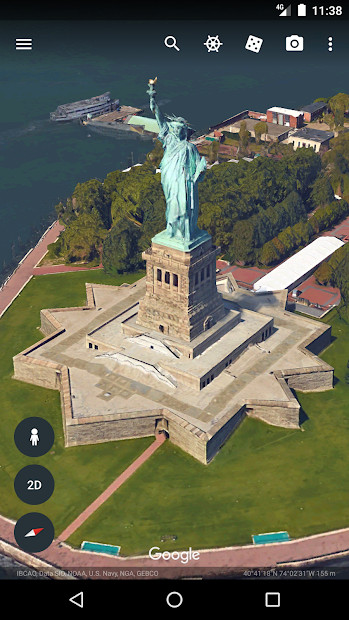 Hình ảnh địa cầu 3D trên Google Earth