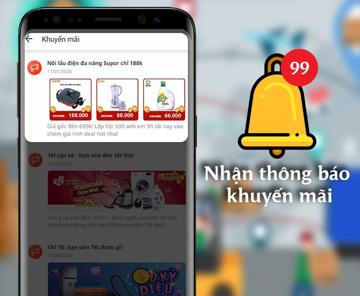  Khuyến mãi trên Lazada