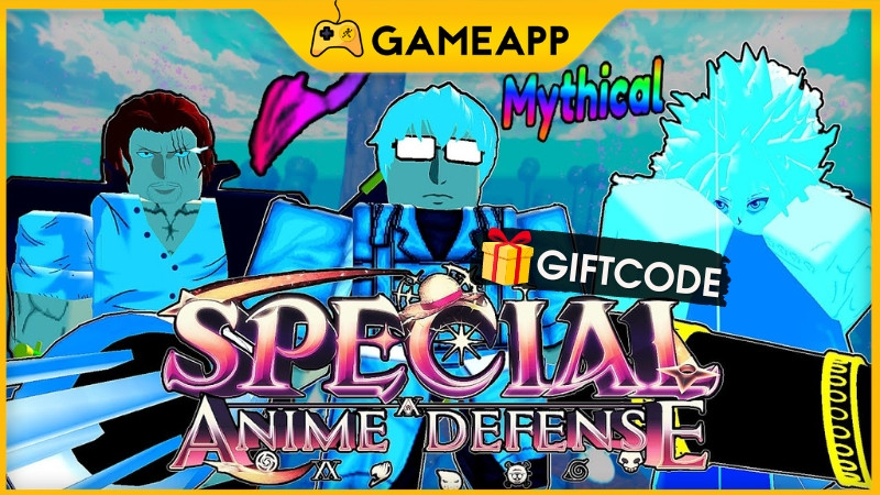 Nhập Code Special Anime Defense