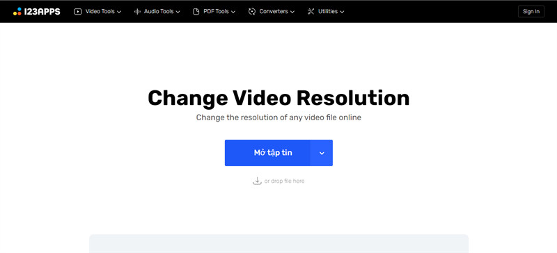 online-video-cutter.com: Nâng cấp độ phân giải video