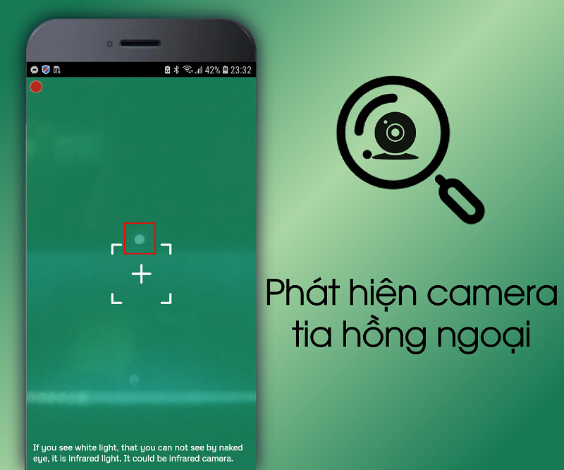 Phát hiện camera hồng ngoại