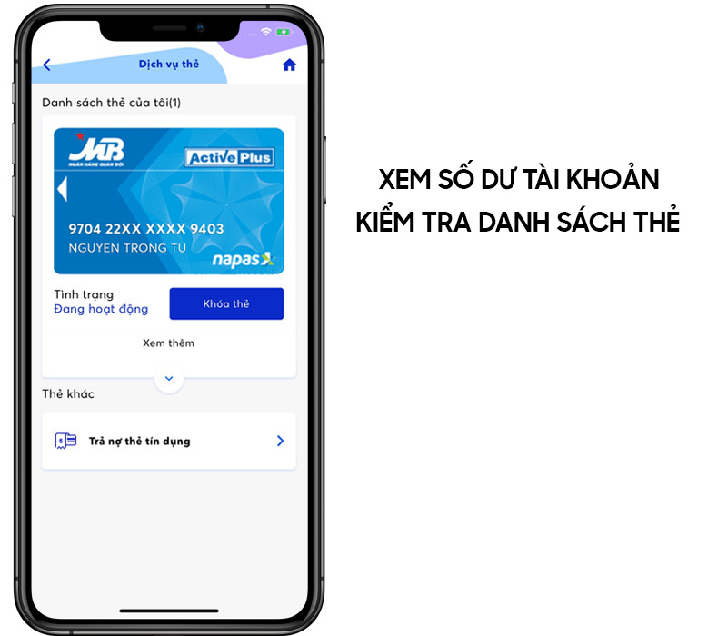 Quản lý tài khoản dễ dàng với MB Bank