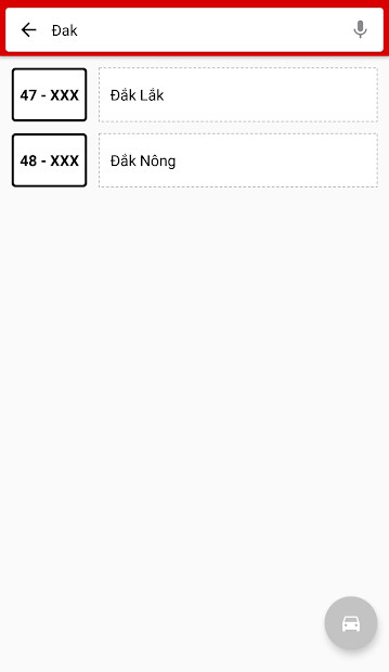 Screenshots Biển số xe - Ứng dụng tra cứu biển số xe máy, ô tô toàn quốc