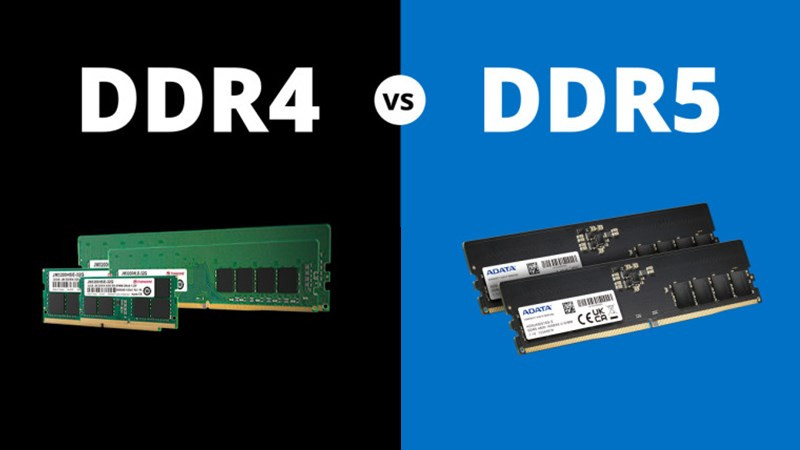 So sánh hiệu năng DDR4 và DDR5