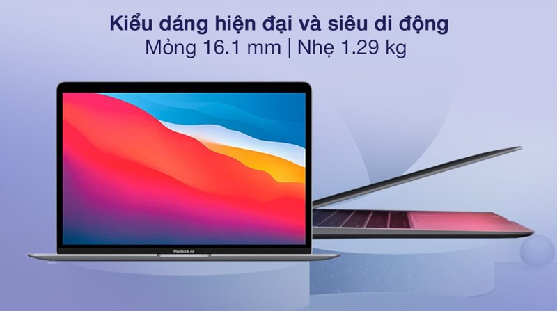 Thiết kế Apple MacBook Air M1 (Z124000DE)