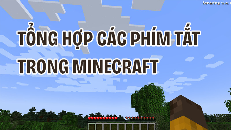 Tổng hợp các phím tắt di chuyển trong Minecraft