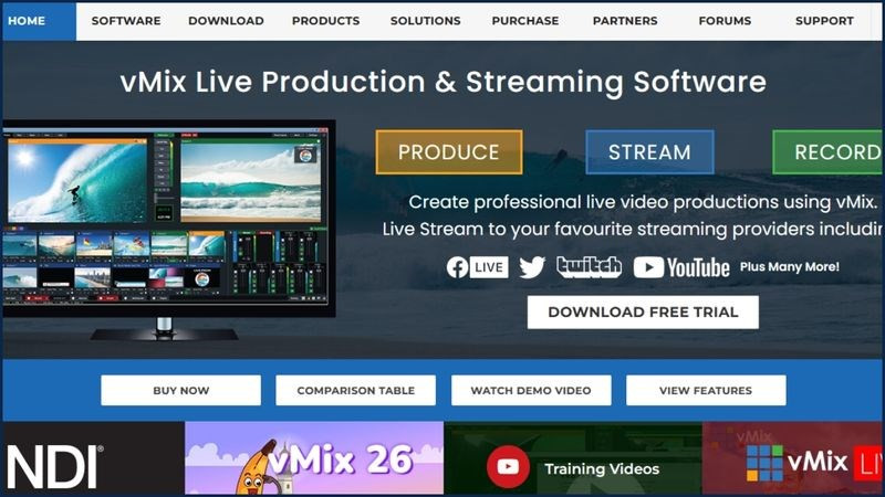 vMix - Phần mềm livestream đa năng