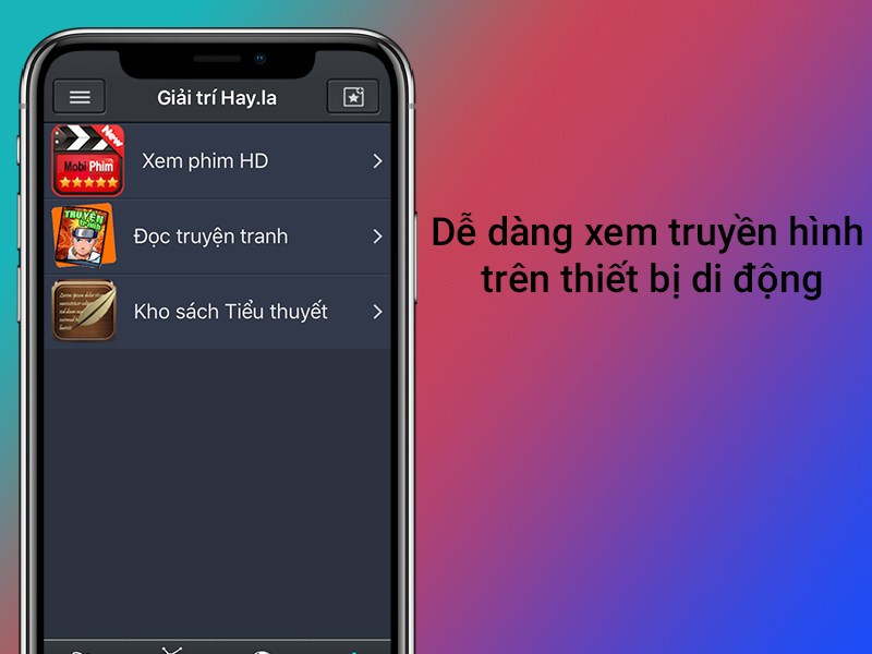 Xem truyền hình dễ dàng trên di động