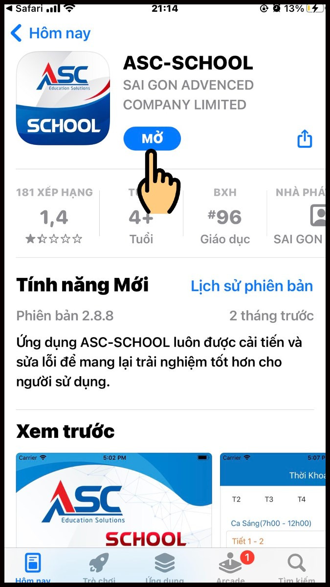 Hướng dẫn sử dụng ASC-School: Theo dõi học tập của con đơn giản và hiệu quả