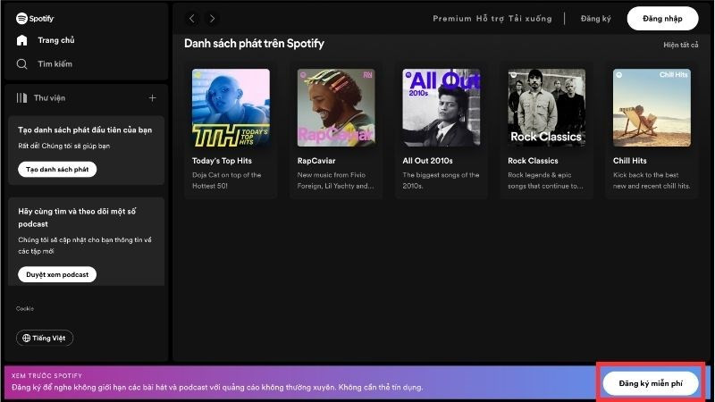 Spotify Miễn Phí: Nghe Nhạc Chất Lượng Cao Không Tốn Tiền