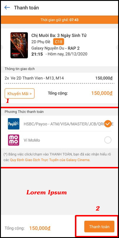 Hướng Dẫn Đặt Vé Xem Phim Online Nhanh Chóng Qua CGV, Galaxy, Lotte