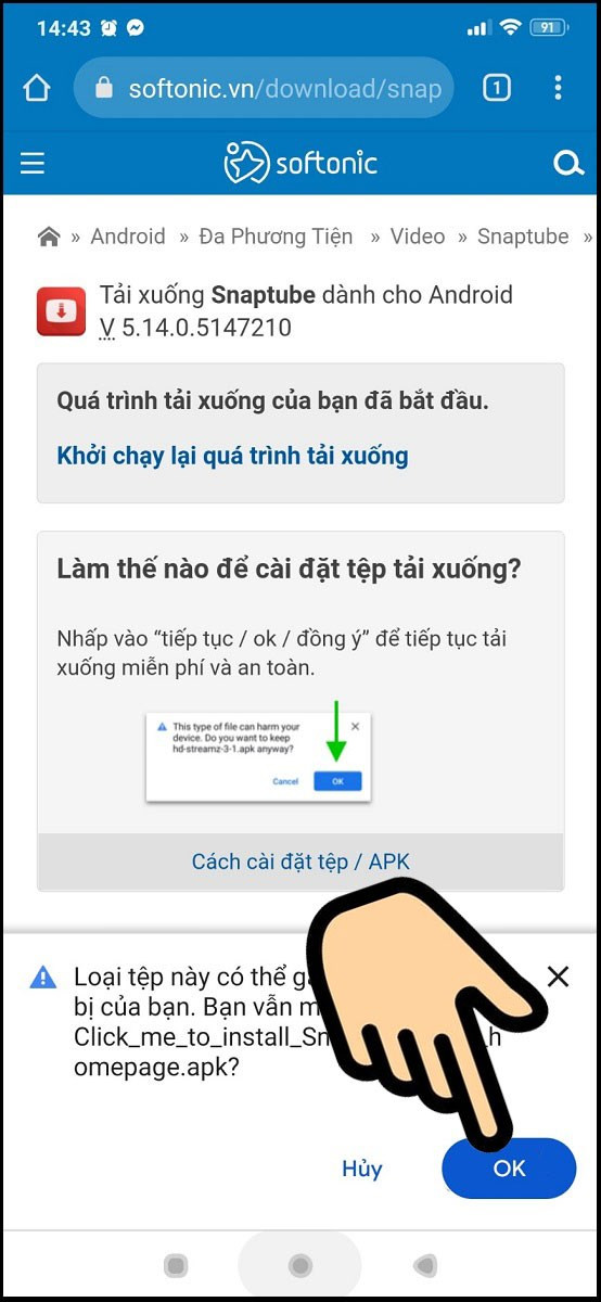 Hướng Dẫn Chi Tiết Cách Tải và Cài Đặt Snaptube APK Cho Android