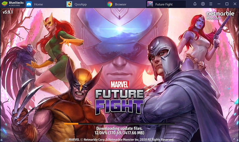 Hướng dẫn Chi Tiết Cài Đặt MARVEL Future Fight Trên PC/Laptop