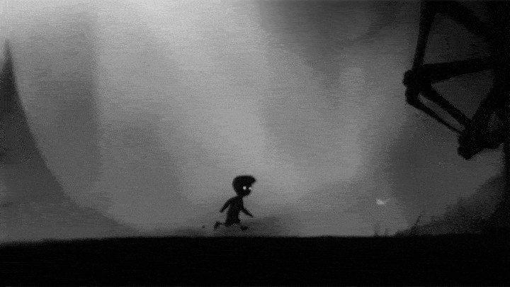 alt: Cậu bé trong game LIMBO đang vượt qua cạm bẫy