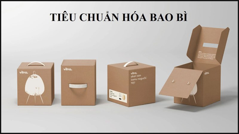 Alt: Minh họa về tiêu chuẩn ghi nhãn, bao bì, vận chuyển và bảo quản