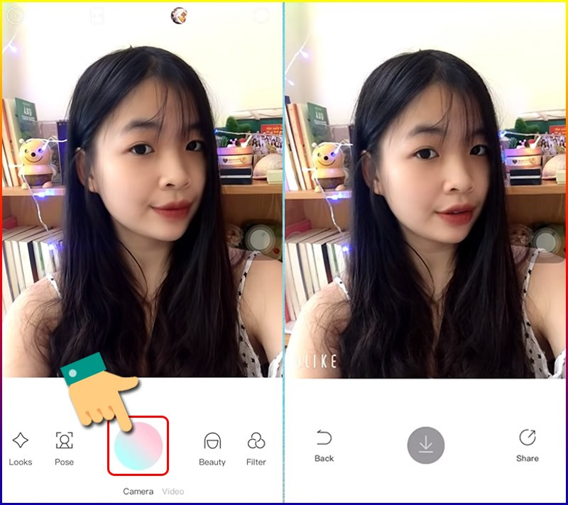 ALT: Sử dụng bộ lọc và chụp ảnh trên Ulike