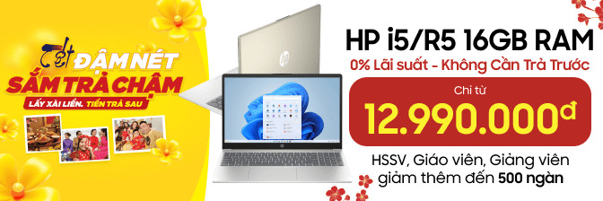 alt text: Banner quảng cáo Laptop AI tại Thế Giới Di Động