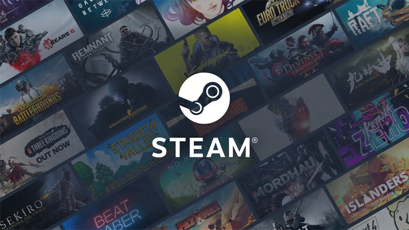 alt text: Giao diện cửa hàng Steam với nhiều tựa game hấp dẫn