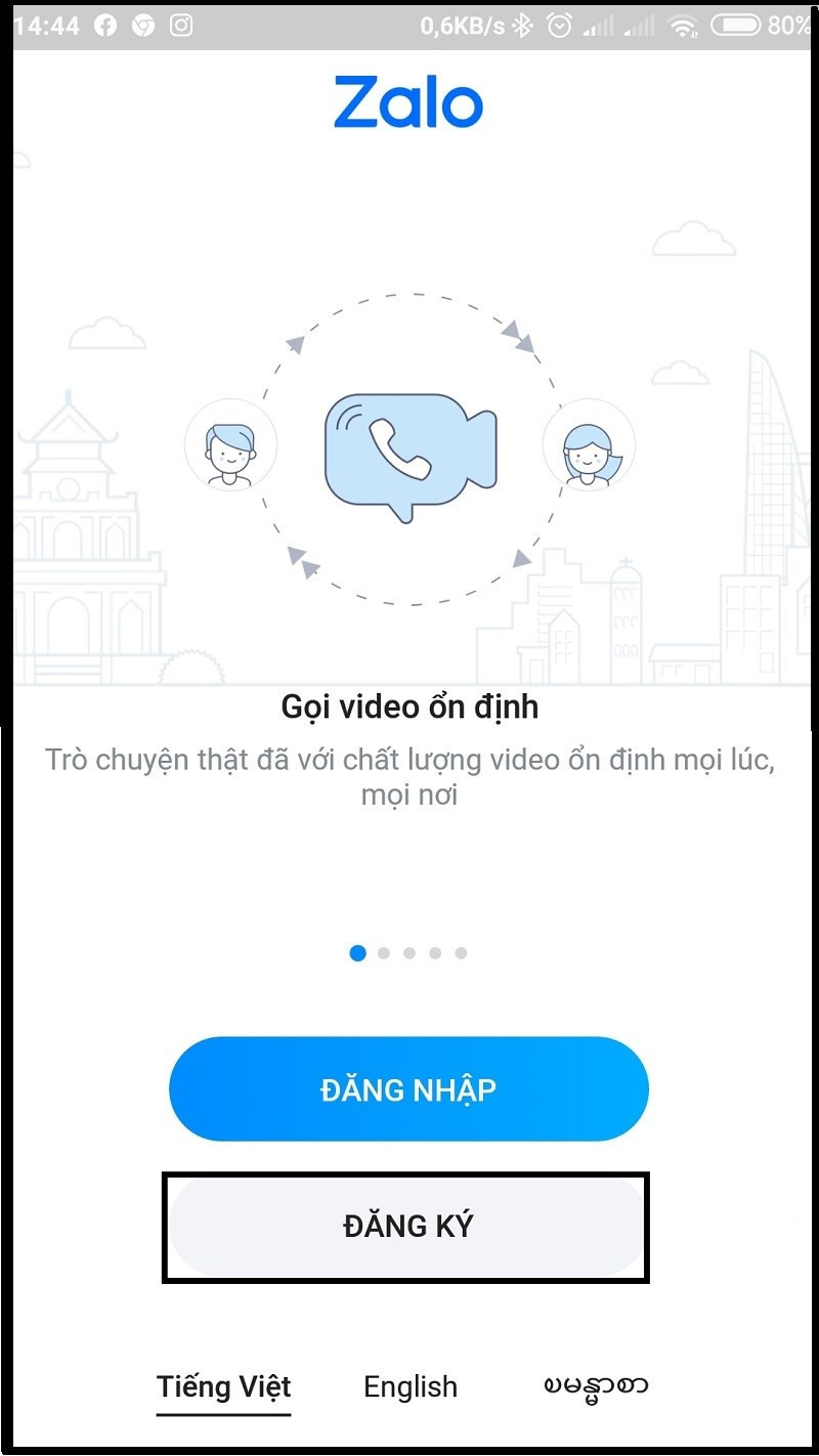 alt text: Hình ảnh minh họa về việc đăng ký tài khoản Zalo