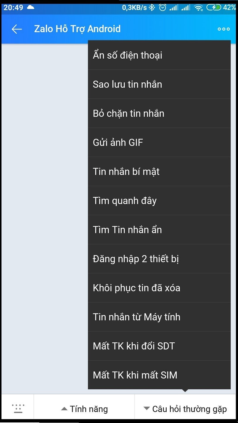 alt text: Hình ảnh minh họa về việc nhắn tin hỗ trợ trực tuyến trên Zalo