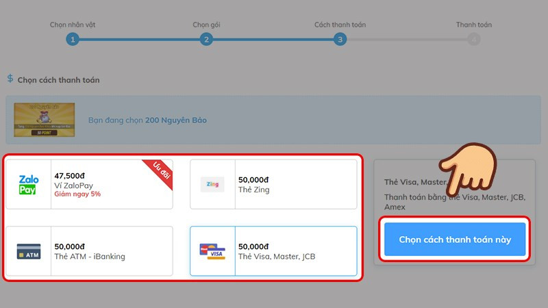 alt text mô tả hình ảnh chọn phương thức thanh toán