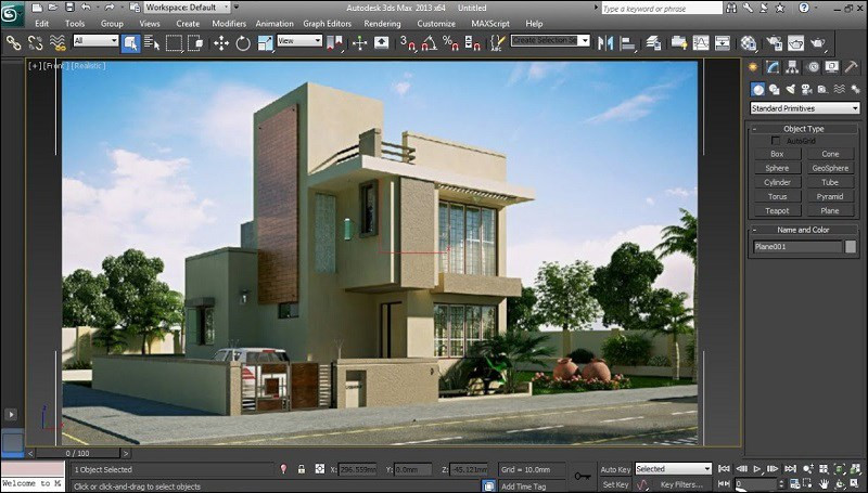 Autodesk 3Ds Max: Phần mềm thiết kế bản vẽ nhà, hình ảnh 3D