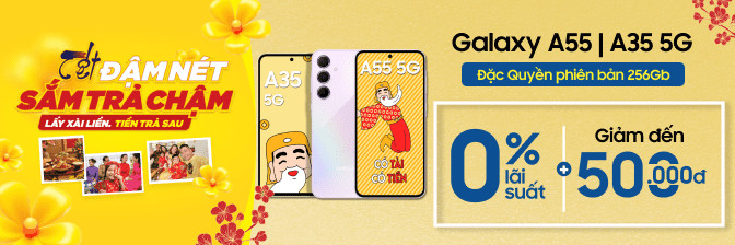 Banner quảng cáo điện thoại Samsung